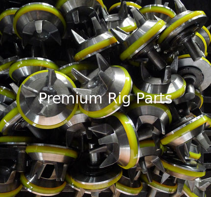 National 14P220 W/ FAST CHANGE VALVE COVERS  mud pump fluid end liner, zirconia liner, pistons, valves and seats, National 12P-160 mud pump, National 9P-100 mud pump, NOV 10P-130 mud pump