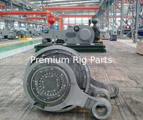 Mud Pump Power End spares, Crankshaft, Pinionshaft, Bull Gear, Crosshead, NATIONAL 10P130/12P160 mud pump, 14P220 pump