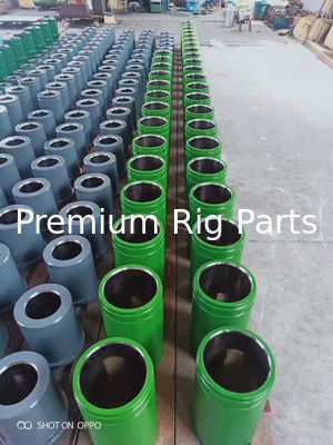 14P220 mud pump, 10P-130 mud pump, MISSION "L" NEW STYLE MODULE FOR NATIONAL 12-P-160, NATIONAL 12P-160 7500 PSI MUD PUMP FLUID END MODULE LINERS,