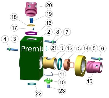 SOUTHWEST 8477-25A  Gardner Denver PZ-11/PZ-10, National mud pump, EMSCO FB1600 mud pump, National EMSCO mud pump liner