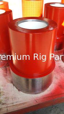 SOUTHWEST BOMCO F-1600 MUD PUMP FLUID END 7500 PSI, MISSION "L" MODULE FOR NATIONAL12-P-160 MUD PUMP LINER, PISTON