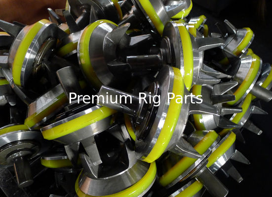 National 14P220 mud pump fluid end liner, zirconia liner, pistons, valves and seats, National 12P160, 10P130 mud pump