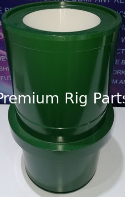 National 10P130  mud pump fluid end module, Hy-chrome liner, valves, pistons, Zirconia liner, Urethane bonded piston