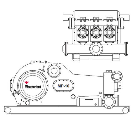 MP5 MUD PUMP, MP10 MUD PUMP, MP13 MUD PUMP, MUD PUMP FOR OILWELL DRILLING, WEATHERFORD MUD PUMP, MP16 MUD PUMP