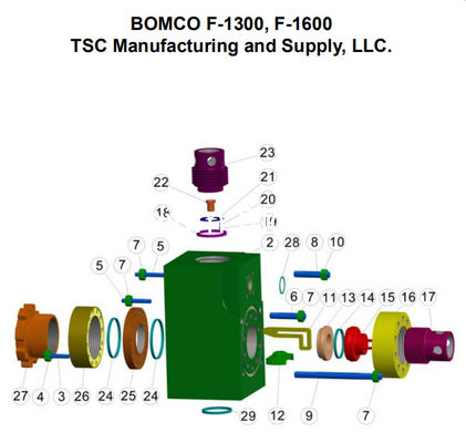 Honghua HHF1300/1600 mud pump， HHF1000 mudp ump, HHF800 mud pump, HHF500 mud pump Liners, Pistons, Valves, Fluid end, HHF1600HL mud pump, 12P-160 mud pum ,  Oilwell A1700PT mud pump