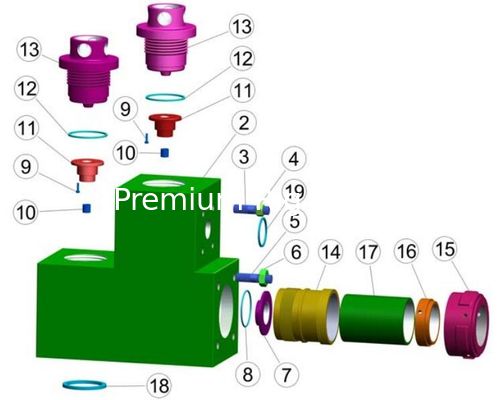 TSC F1600 mud pump fluid end, TSC 12P160 mud pump liner, TSC FB1600 mud pump piston, TSC PZ7, PZ8, PZ9 mud pump valve