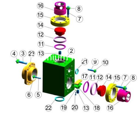 TSC F1600 mud pump fluid end, TSC 12P160 mud pump liner, TSC FB1600 mud pump piston, TSC PZ7, PZ8, PZ9 mud pump valve