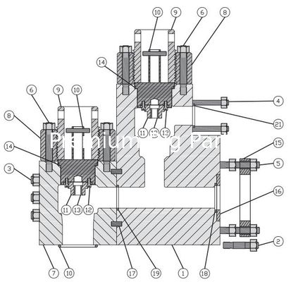 TSC F1600 mud pump fluid end, TSC 12P160 mud pump liner, TSC FB1600 mud pump piston, TSC PZ7, PZ8, PZ9 mud pump valve